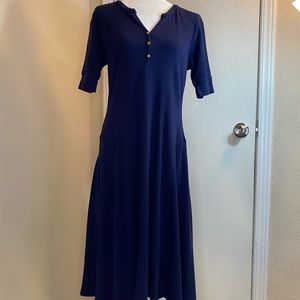 Lauren Ralph Lauren Cotton Fit and Flare Dress